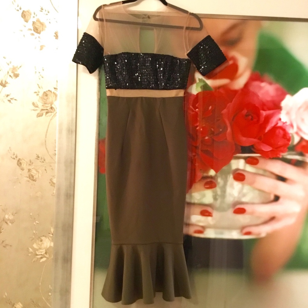 Rachel Gilbert Midi Dress